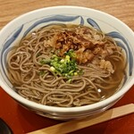 かかし - 料理写真:牛肉そば(麺大盛り)