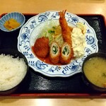 かめたに ときわ台店 - ミックスフライセット