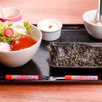 黒毛和牛ロコモコ丼のお子様ランチ