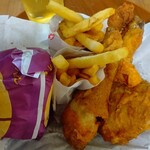 ケンタッキー フライドチキン - 料理写真:カーネル生誕祭パック+ポテト+とろ~り月見フィレバーガー