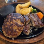 あさくま - 料理写真:ステーキコンビランチ