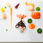 ``Marinated Botan Shrimp'' where you can enjoy the diverse flavors of several types of carrots.
