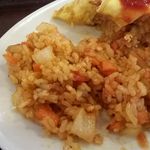 曽我 - 具は玉ねぎ・豚肉・人参でケチャップライスのウエット感はまずまず^^