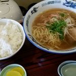 曽我 - ラーメン５５０円とライス１８０円　計７３０円≪2015年5月≫　お勧めNO.3