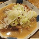 もつ焼き ねぎぼうず - もつ煮込み　400円