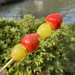 ストロベリーフェチ - 料理写真:いちごぶどうあめ グリーン