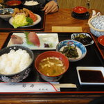 菊壽 - 造り定食　950円