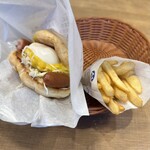 モスバーガー - 料理写真:月見フォカッチャセット