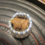 夏見 - 鯛の肝。濃厚。