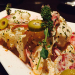 エバンス - イベリコ豚のサラミとカリフラワーのサラダ