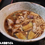 手打ちうどん さわいち - 2015年5月　肉ナス汁