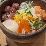 「こめらく 海鮮ごはんと、唐揚げと。」 - 