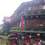 Jioufen Teahouse - 九分の街並みショット(別のお茶屋さん)