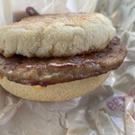 マクドナルド - 料理写真:ソーセージマフィン¥180