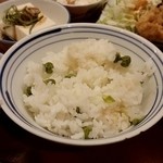 かっぽうぎ - 豆ご飯