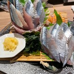 天婦羅と刺身 板前料理 魚天
