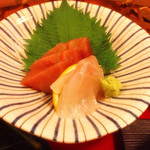 やました 日本料理 - 花かご膳のお刺身