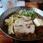 幸咲 - ★きなこ豚と旬菜の十六穀鍋