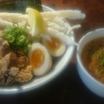濃厚鶏つけ麺、DX、RED