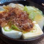 大倉山もつ肉店 - 湯豆腐