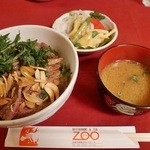 レストランZOO - 国産牛ステーキ丼