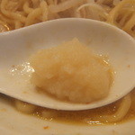 中華そば 七麺鳥 - ニンニク投入！(2015.5.19) 