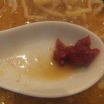 中華そば 七麺鳥 - 豆板醤投入！(2015.5.19) 