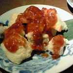 なっぱjuicy - 鱈と豆腐のチリソース