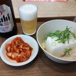 松屋 - 料理写真:ビール冷奴セット660円