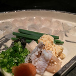 卯夢 - オコゼの刺身