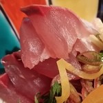 馳走 なか川 - 【H27.3.28】関サバ（りゅうきゅう）胡麻醤油和え1200円。