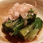 馳走 なか川 - 【H27.3.28】花山葵お浸し480円。
