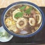 そば処そば元 - いか天とじそば７５０円