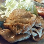 ぶんぶくちゃがま - 肉厚のあるしょうが焼き。