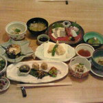 ゆばんざい こ豆や - 月コース\5,000※撮影の為纏めて出して頂きました