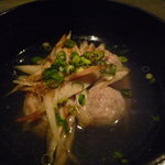 すが - ☆いわしのつみれと笹ゴボウ…お吸い物仕立て☆