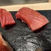 札幌魚河岸 五十七番寿し - 料理写真:本鮪中とろ　本鮪赤身