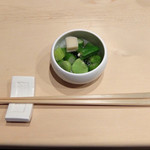 鮨処 つく田 - 201505 夏野菜のお浸し