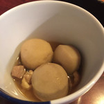 味十味 - 先付けのお芋さん美味しー(^^)