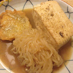 常夜燈 - 豆腐,糸こん,ごぼ天