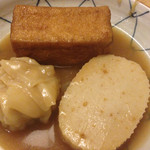 常夜燈 - 厚揚げ,す巻き,シューマイ