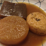 常夜燈 - こんにゃく,がんもどき,大根