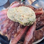 炭火ハンバーグ 肉焼き亭 - 国産和牛モモ炭火ステーキ 250g