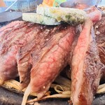 炭火ハンバーグ 肉焼き亭 - 国産和牛モモ炭火ステーキ 250g