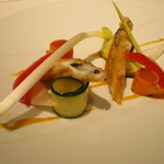 ル・マノアール・ダスティン - 揚げたて穴子のエスカベッシュ 野菜添え