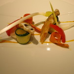 ル・マノアール・ダスティン - 揚げたて穴子のエスカベッシュ 野菜添え