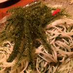 榮料理店 - 海ブドウのそうめんタシャー　810円