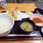 天ぷら　松島 - 天麩羅定食７５０円…