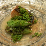 虎白 - 桜鱒　花山椒　白味噌仕立て
      