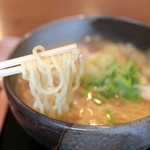 鶏塩らーめんの麺 '15 4月上旬